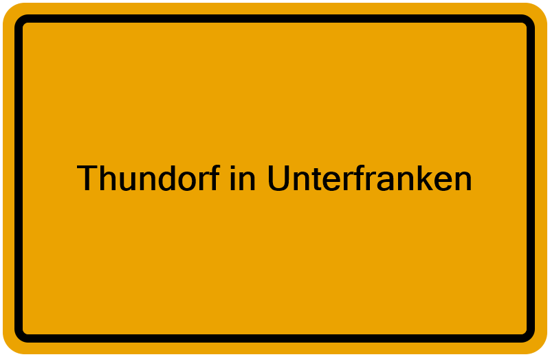 Handelsregisterauszug Thundorf in Unterfranken